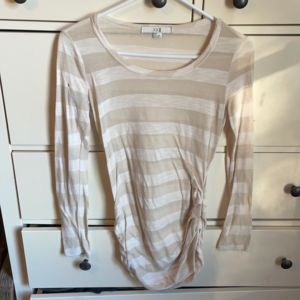 Small maternity tunic white